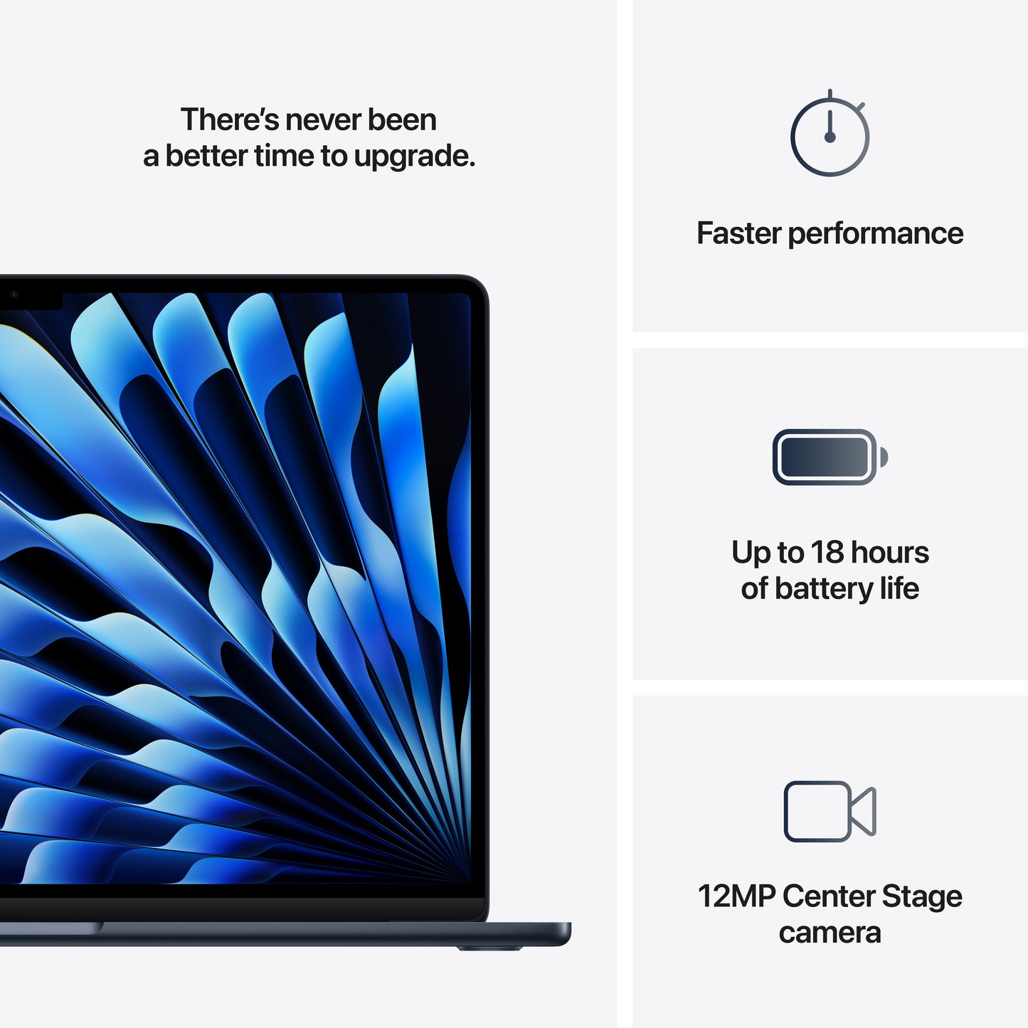 MacBook Air 15" M4 10C/16GB/512GB/GPU10C • Suisse-Français • Minuit