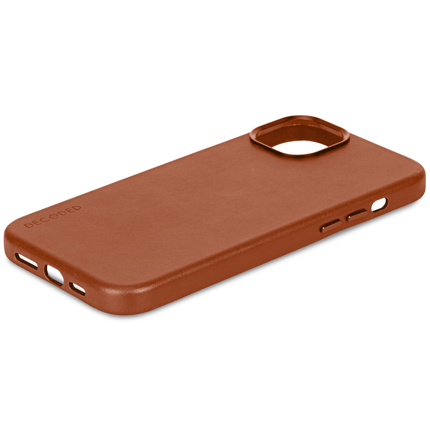 Decoded • Coque de protection en cuir pour iPhone 15 Plus • Brun
