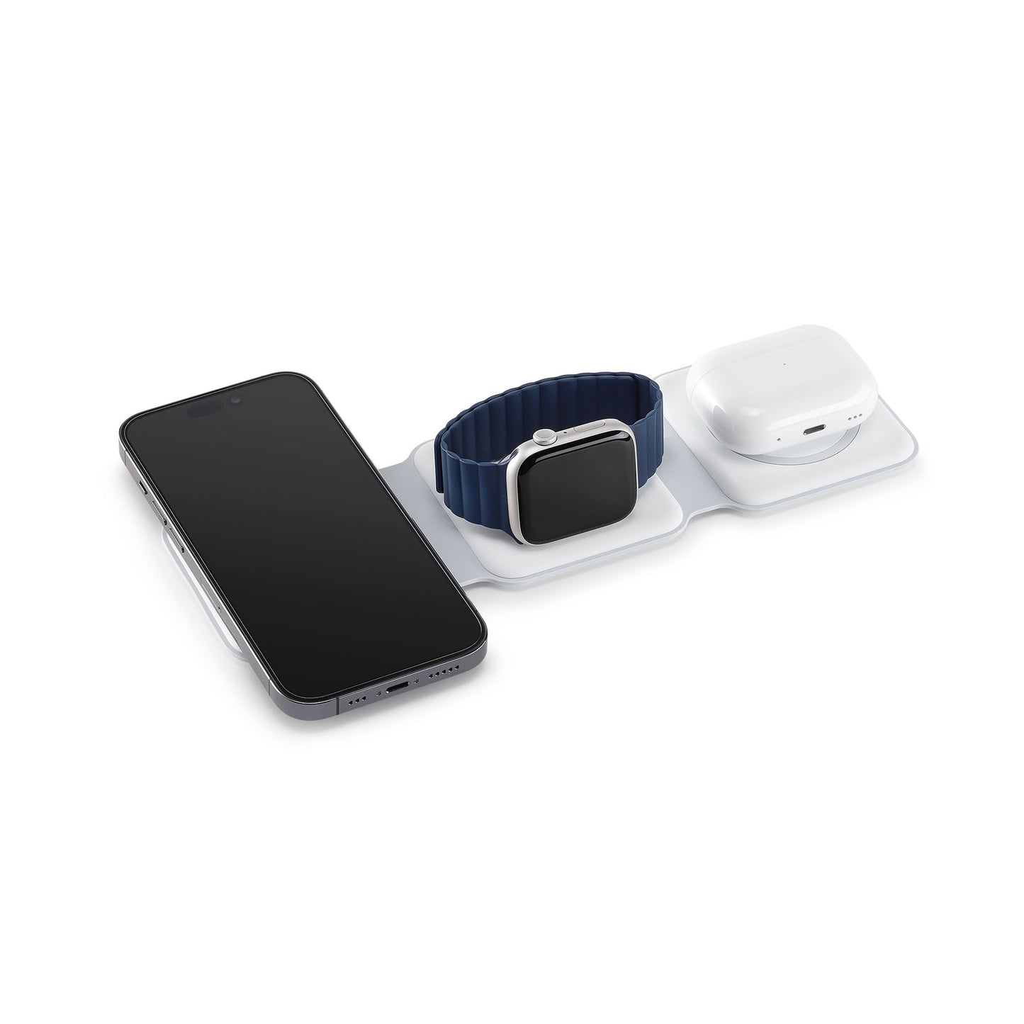 *OCCASION* Lineheart • Chargeur 3 en 1 sans fil • Blanc