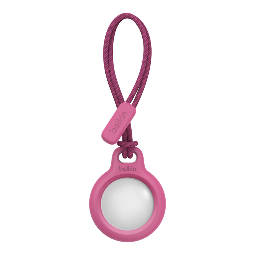 Support sécurisé BELKIN avec sangle pour AirTag • Rose