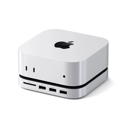 Satechi Hub Aluminium pour Mac Mini M4 • Argent