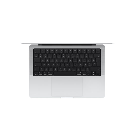 MacBook Pro 14 pouces: Puce Apple M5 avec CPU 10 cœurs et GPU 10 cœurs, 512 Go SSD - Argent