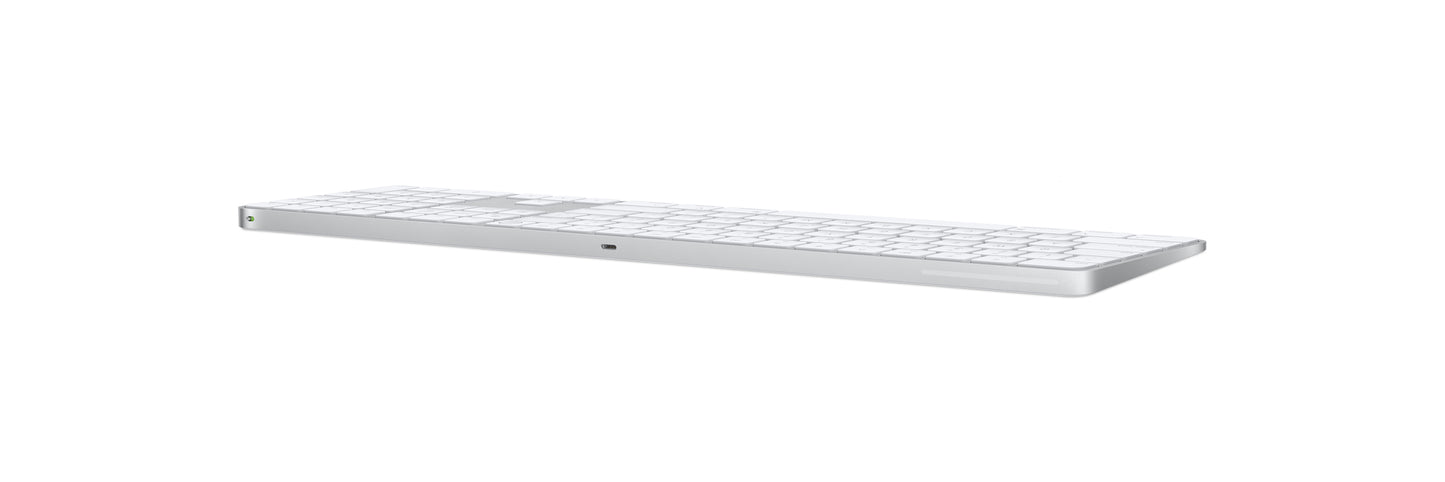 Apple Magic Keyboard Numérique avec Touch ID • Français • Blanc (Lightning)