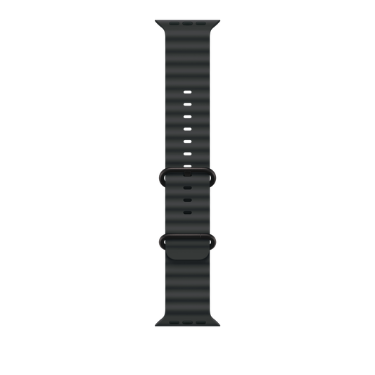 Bracelet Océan noir 49 mm - Finition titane noir