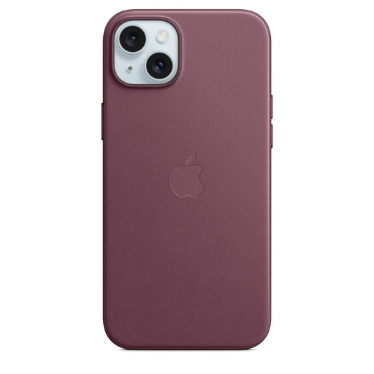 Apple Coque en tissage fin avec MagSafe pour iPhone 15 Plus • Mûre