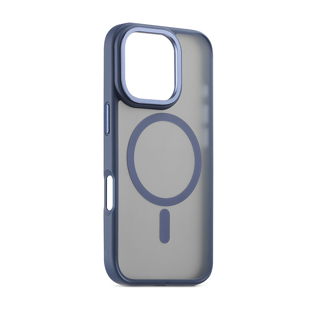 Lineheart Berry • Coque Translucide pour iPhone 16 Pro Max • Bleu