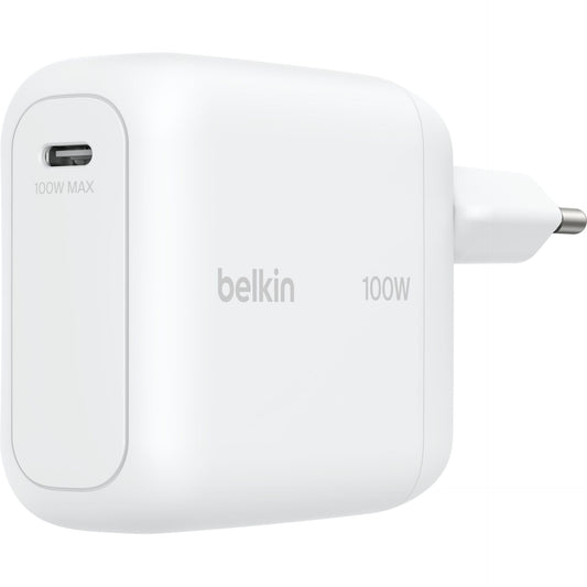 Belkin • BoostCharge Chargeur secteur USB-C GaN 100 W • Blanc