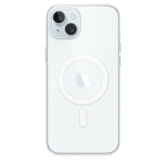 Coque transparente avec MagSafe pour iPhone 15 Plus