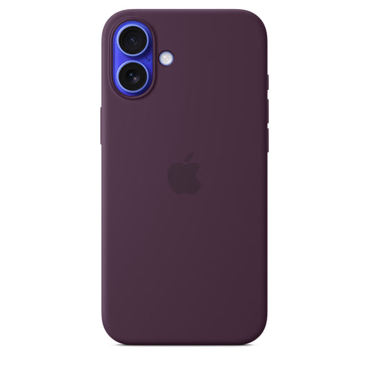 iPhone 16 Plus Coque en Silicone avec MagSafe • Prune