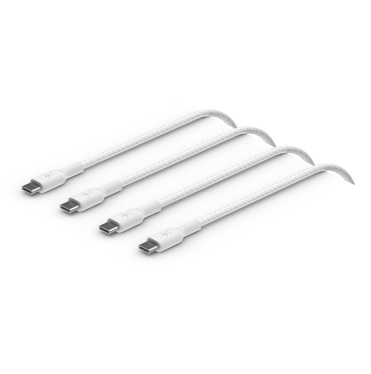 Belkin 2x Cable de charge USB-C vers USB-C renforcé • 1m • Blanc