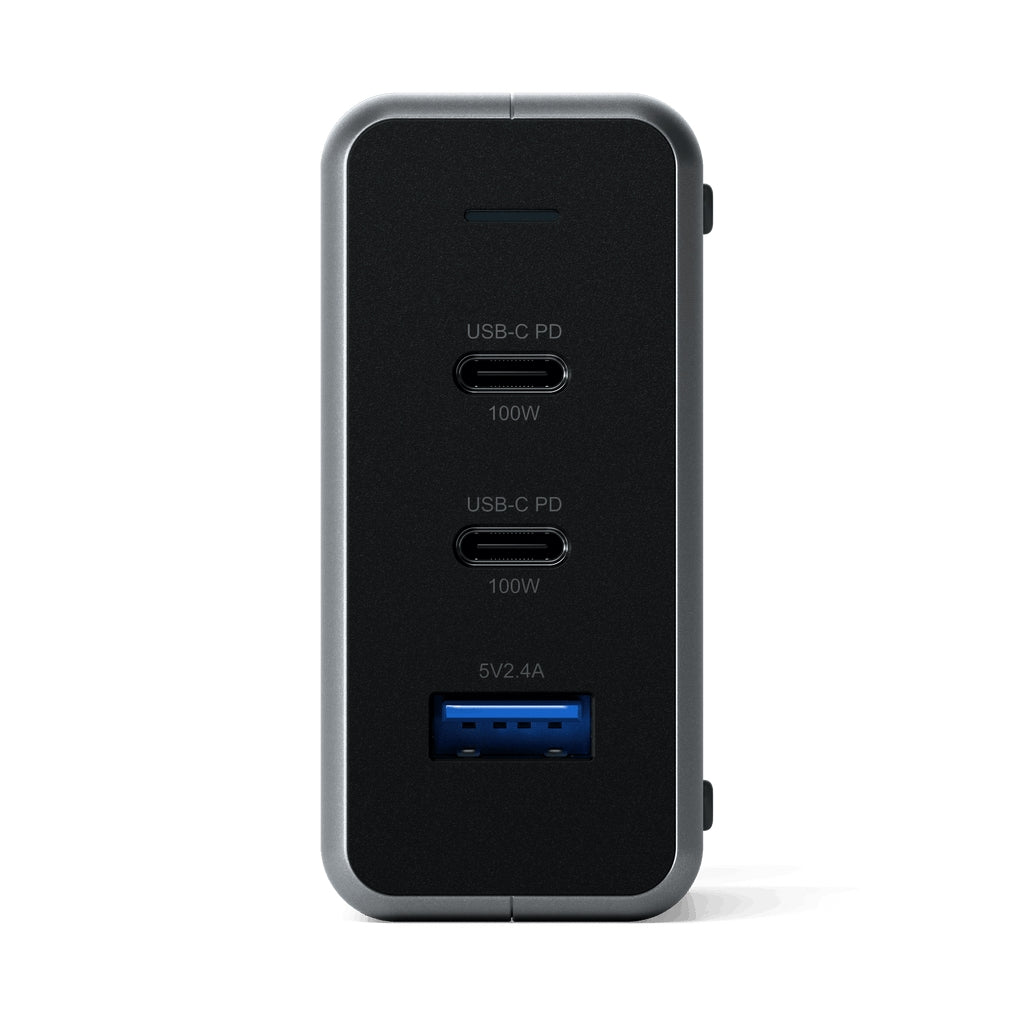 Satechi • 100 W USB‑C PD Compact GaN Charger • Gris