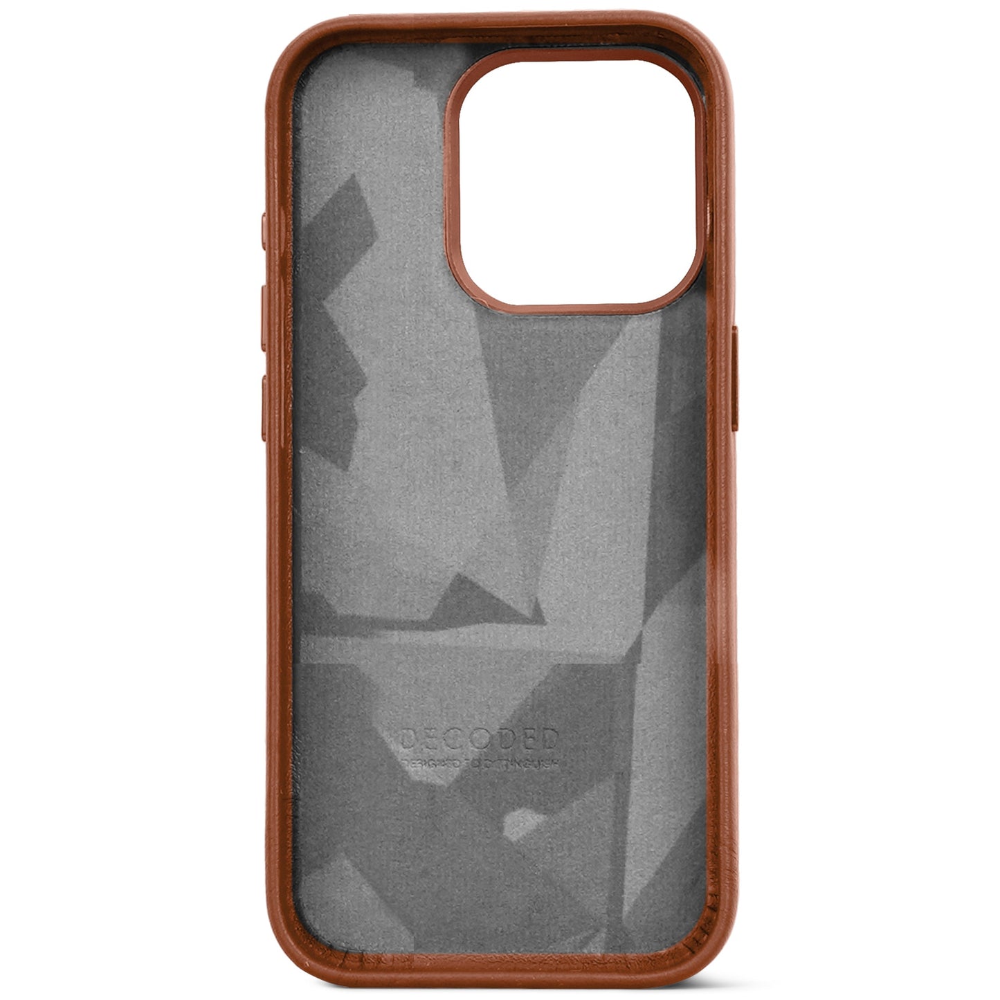 Decoded • Coque de protection en cuir pour iPhone 15 Pro • Brun