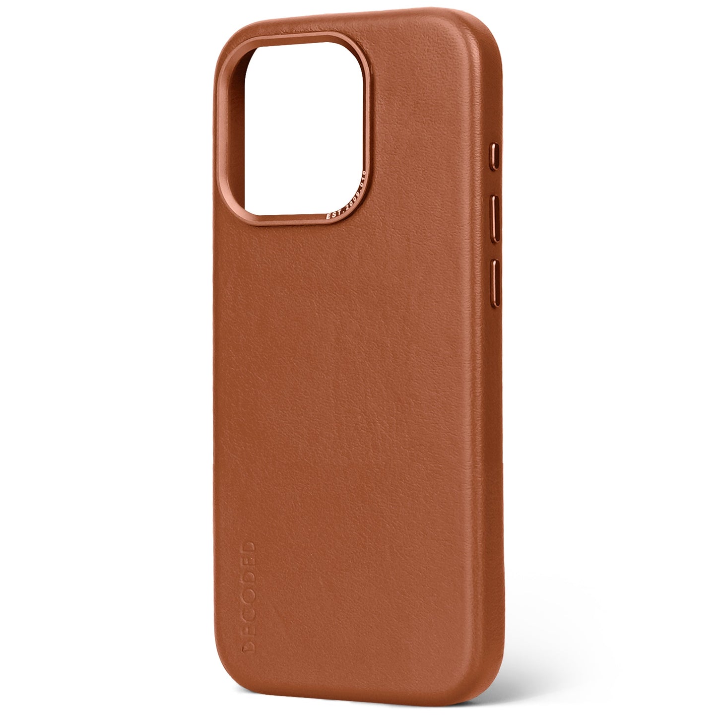 Decoded • Coque de protection en cuir pour iPhone 15 Pro • Brun