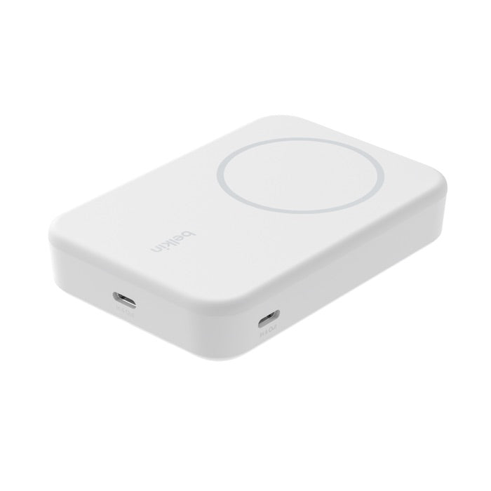 Belkin BoostCharge • Batterie sans fil portable magnétique 10K • Blanc