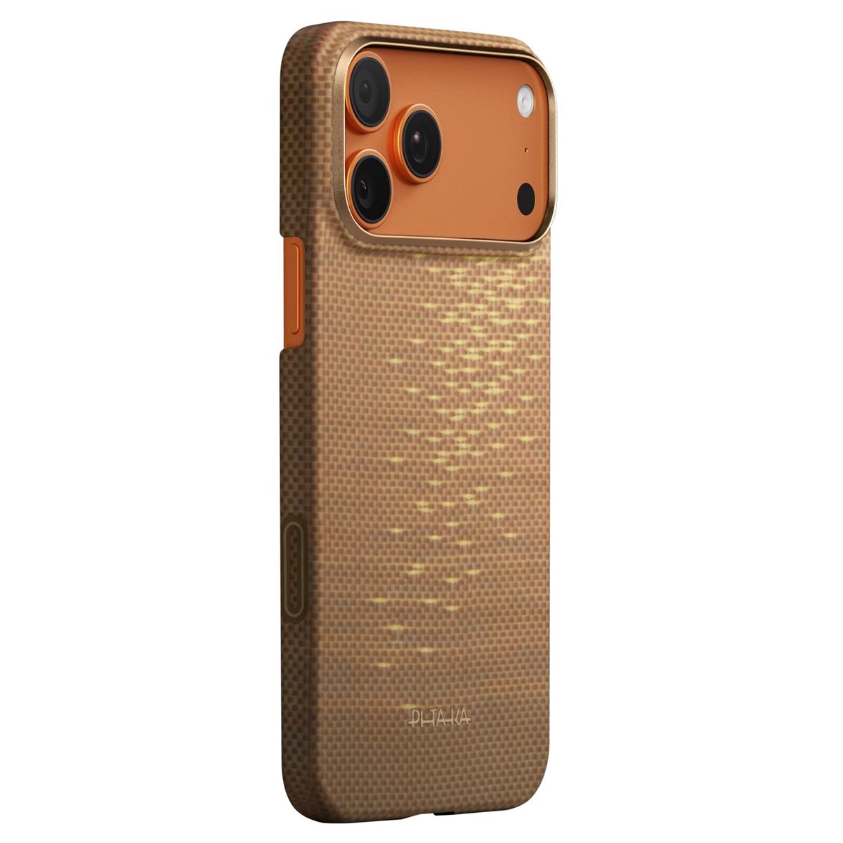 Pitaka Ultra Slim Case for iPhone 17 Pro • Golden Glint