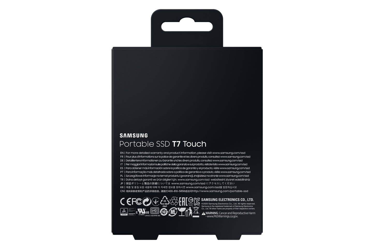Samsung Portable SSD Drive T7 Touch USB 3.2 • 1TB
