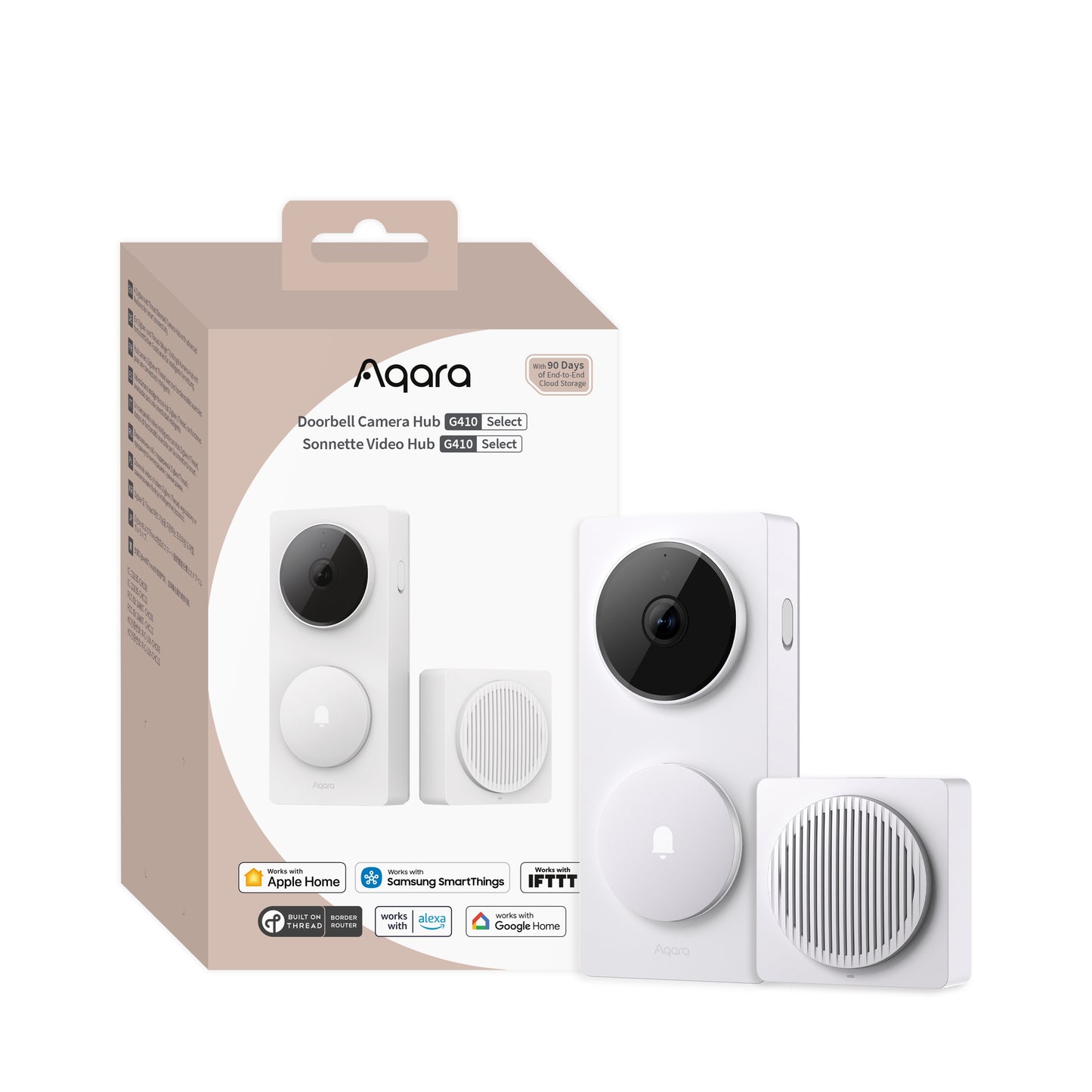 Aqara • Doorbell Camera Hub G410 Select • Blanc