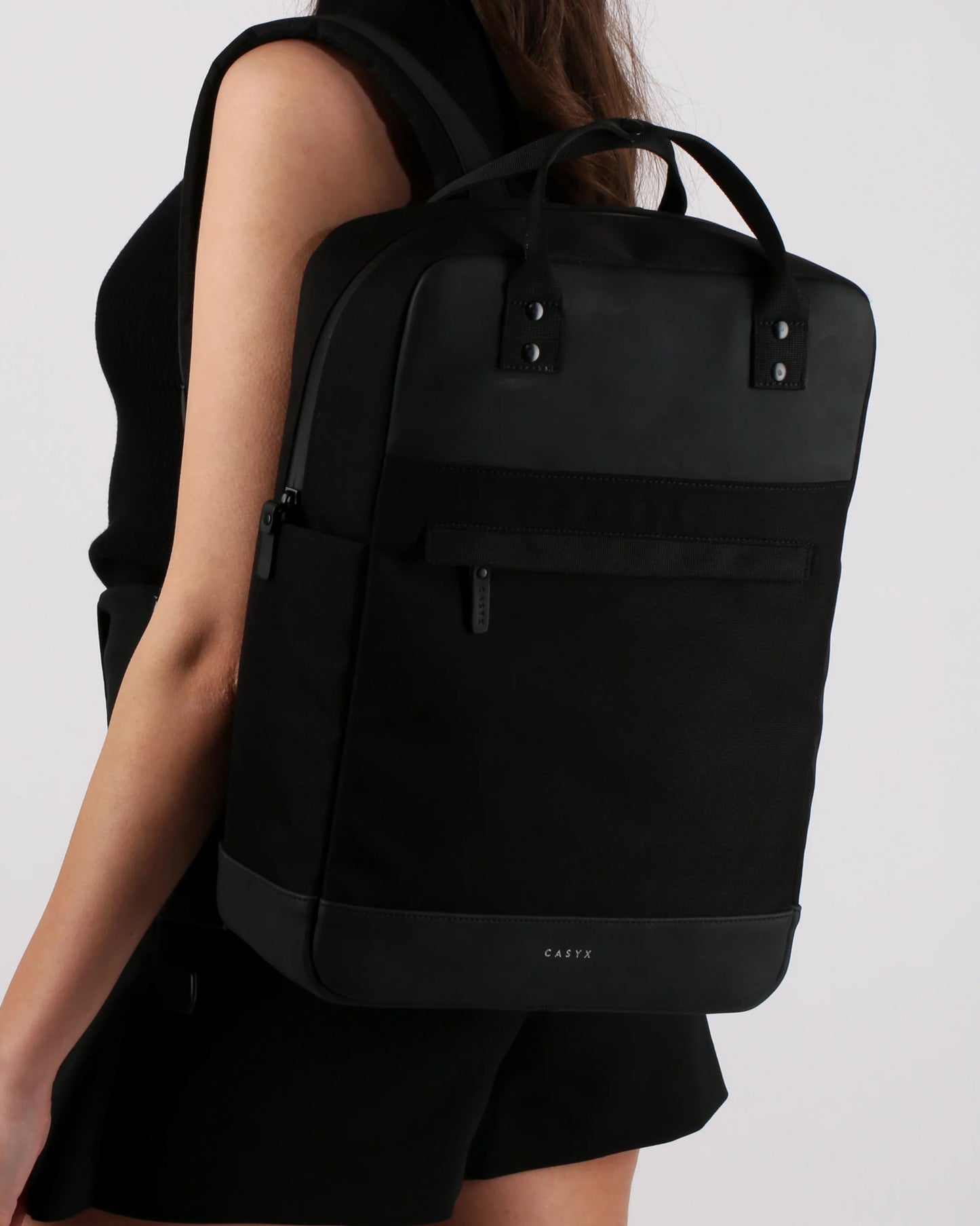 Casyx Storm • Sac à dos imperméable et modulable • Noir