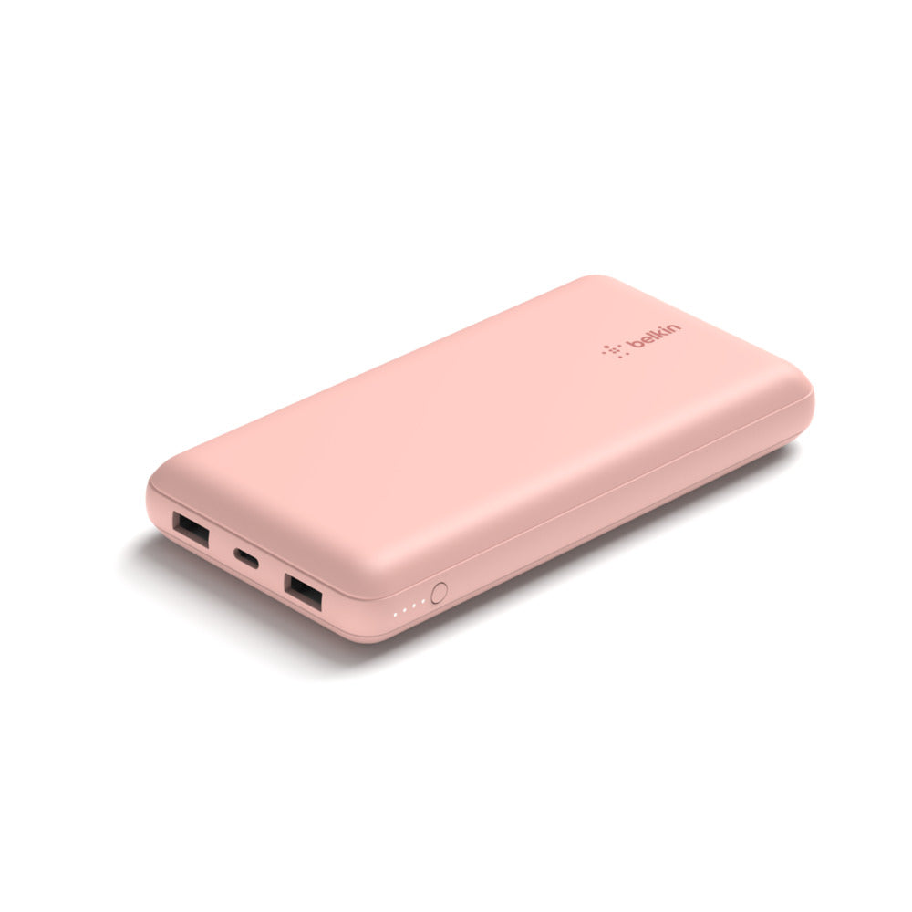 Belkin BoostCharge Batterie externe 20K USB-C • Rose