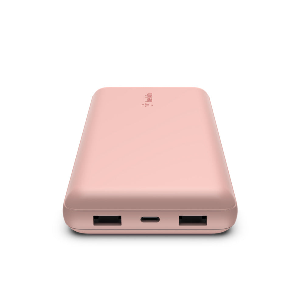Belkin BoostCharge Batterie externe 20K USB-C • Rose