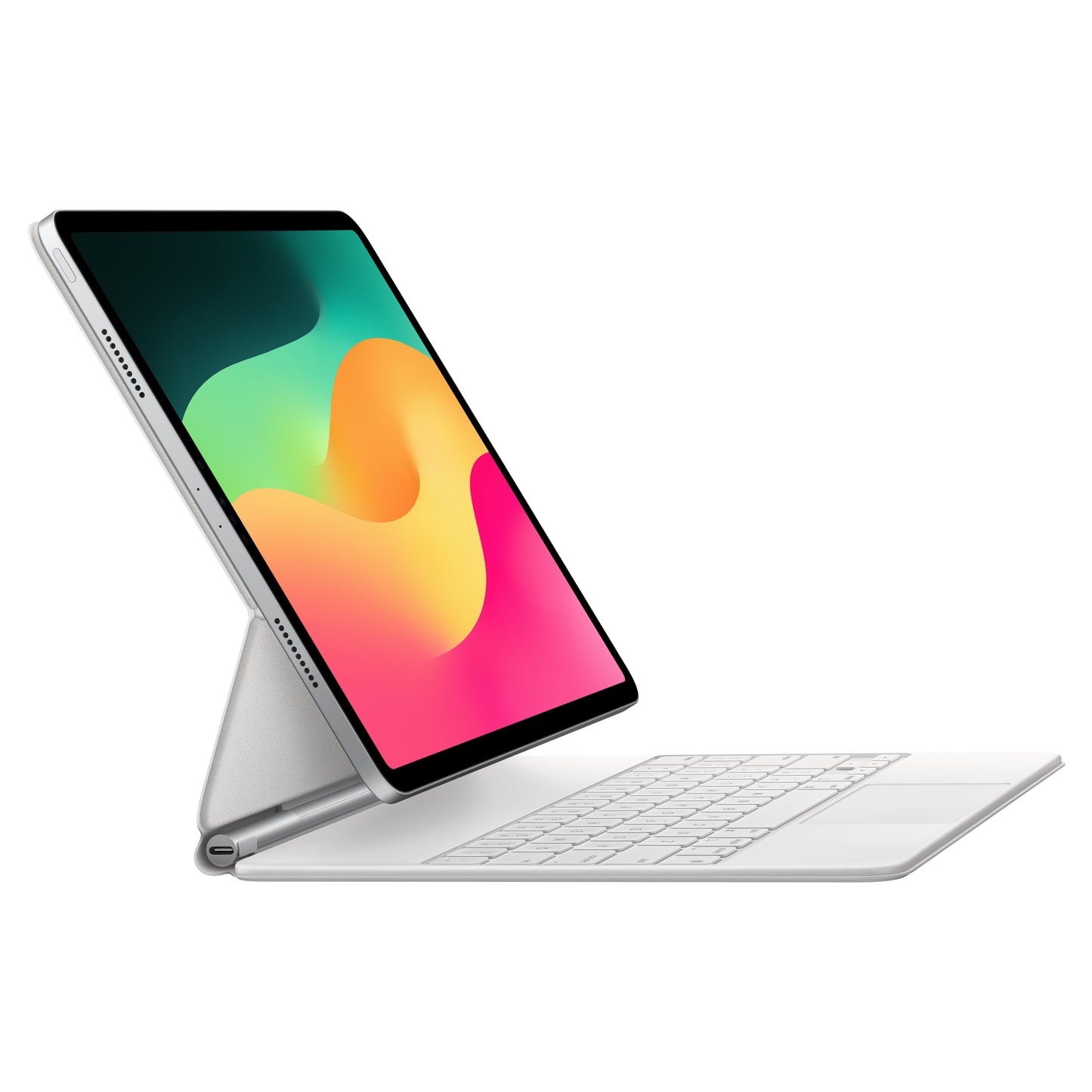 iPad Air 13" M2 • Magic Keyboard • Suisse-Français • Blanc