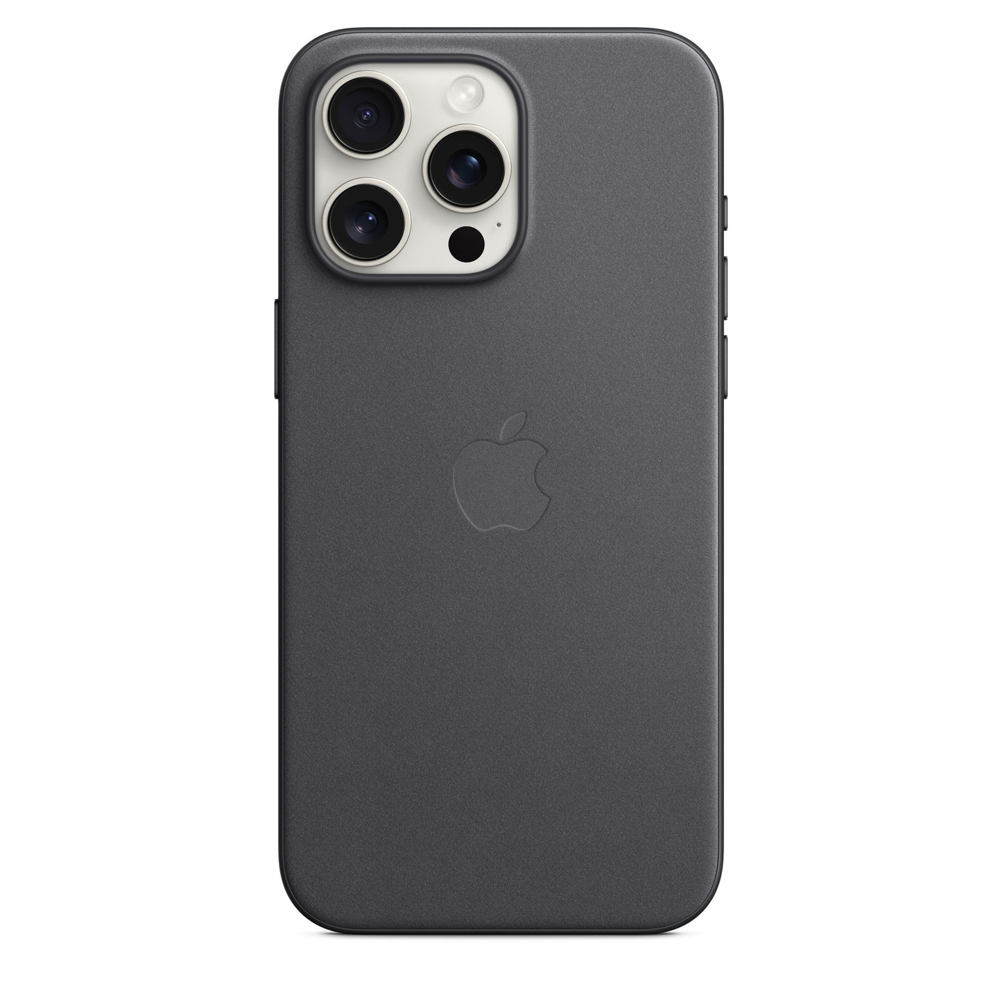 Apple Coque en tissage fin avec MagSafe pour iPhone 15 Pro Max • Noir