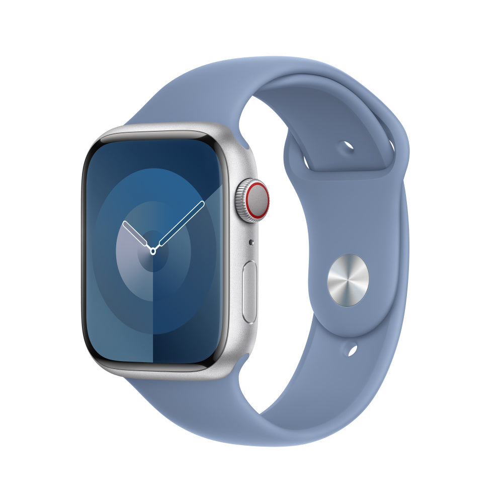 Apple Bracelet Sport • 45mm • Bleu Hiver • S/M