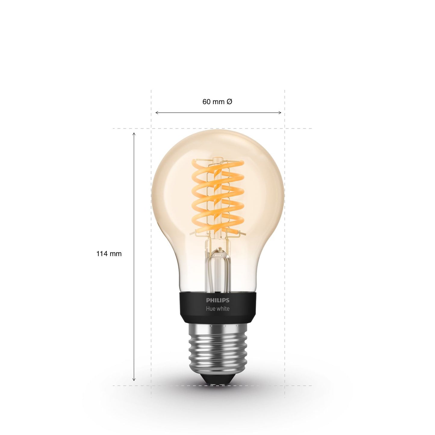 Philips Hue White E27 (A60) Filament • 1 Bulb
