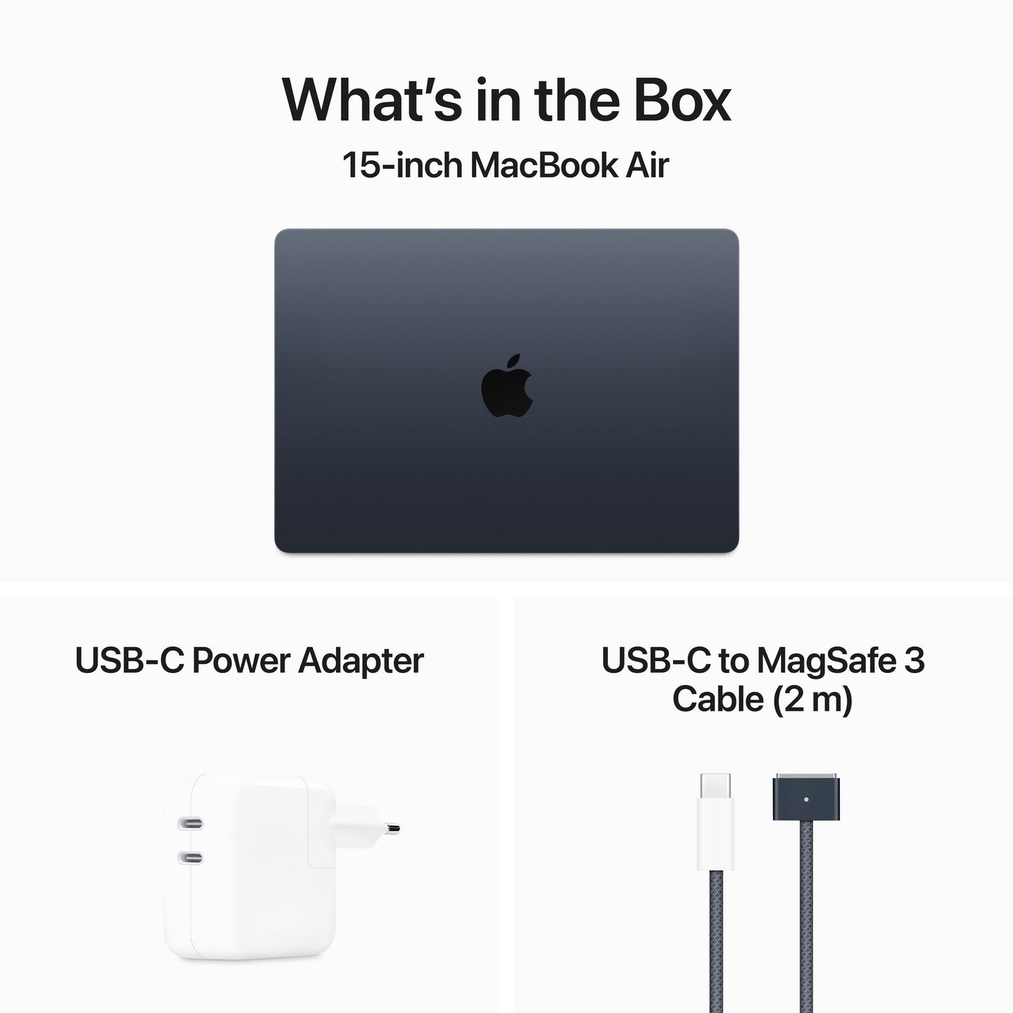 MacBook Air 15" M3 8C/24GB/512GB/GPU10C • Français • Minuit