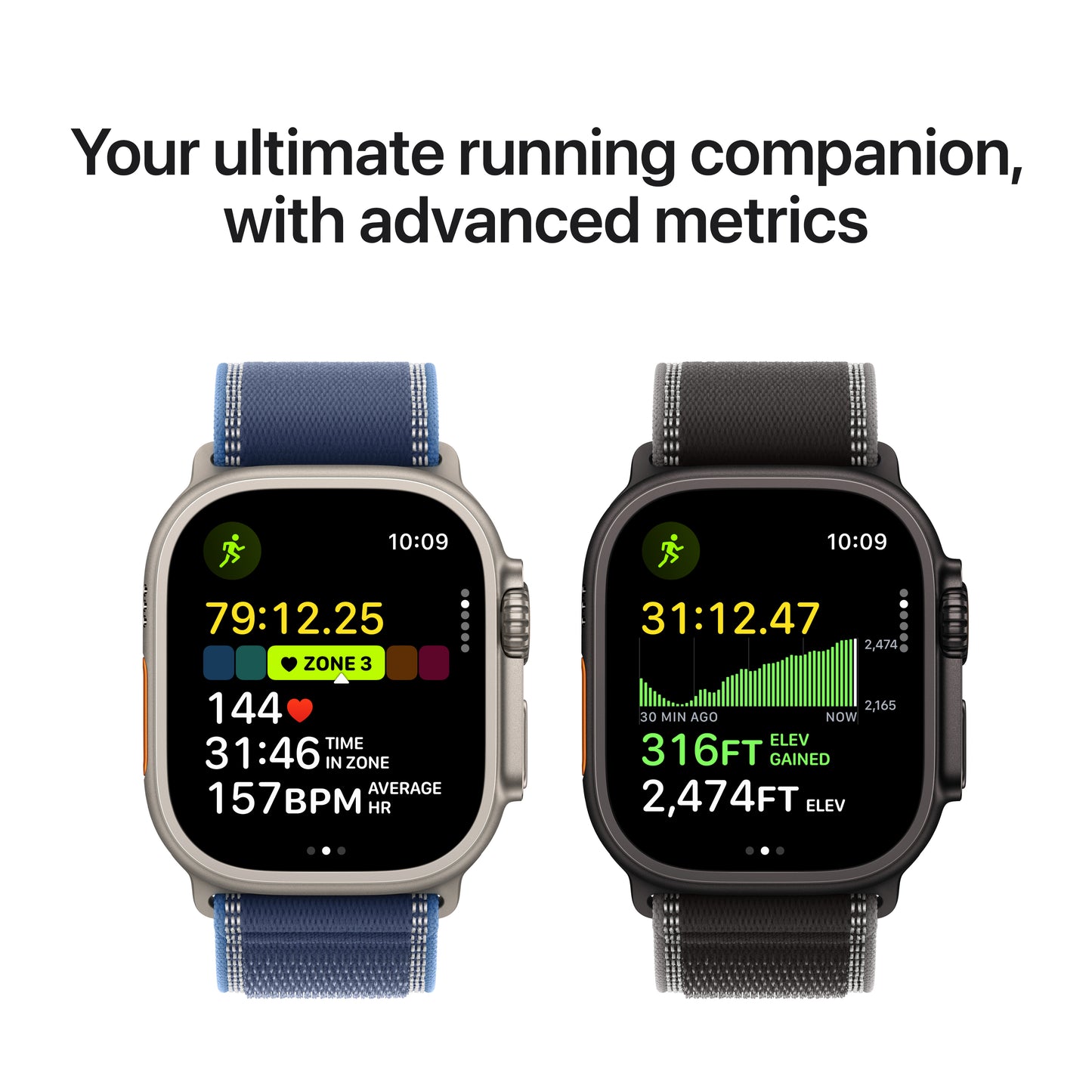 Apple • Apple Watch Ultra 3 • Titane naturel • Bracelet Milanais naturel (S)