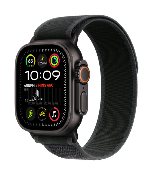 Apple Watch Ultra 2 • Noir • 49 mm • Boucle Trail Noir • M/L