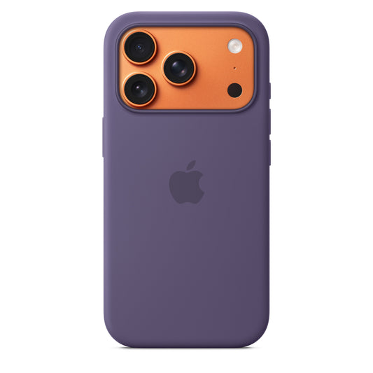Coque en silicone avec MagSafe pour iPhone 17 Pro – Brume violette