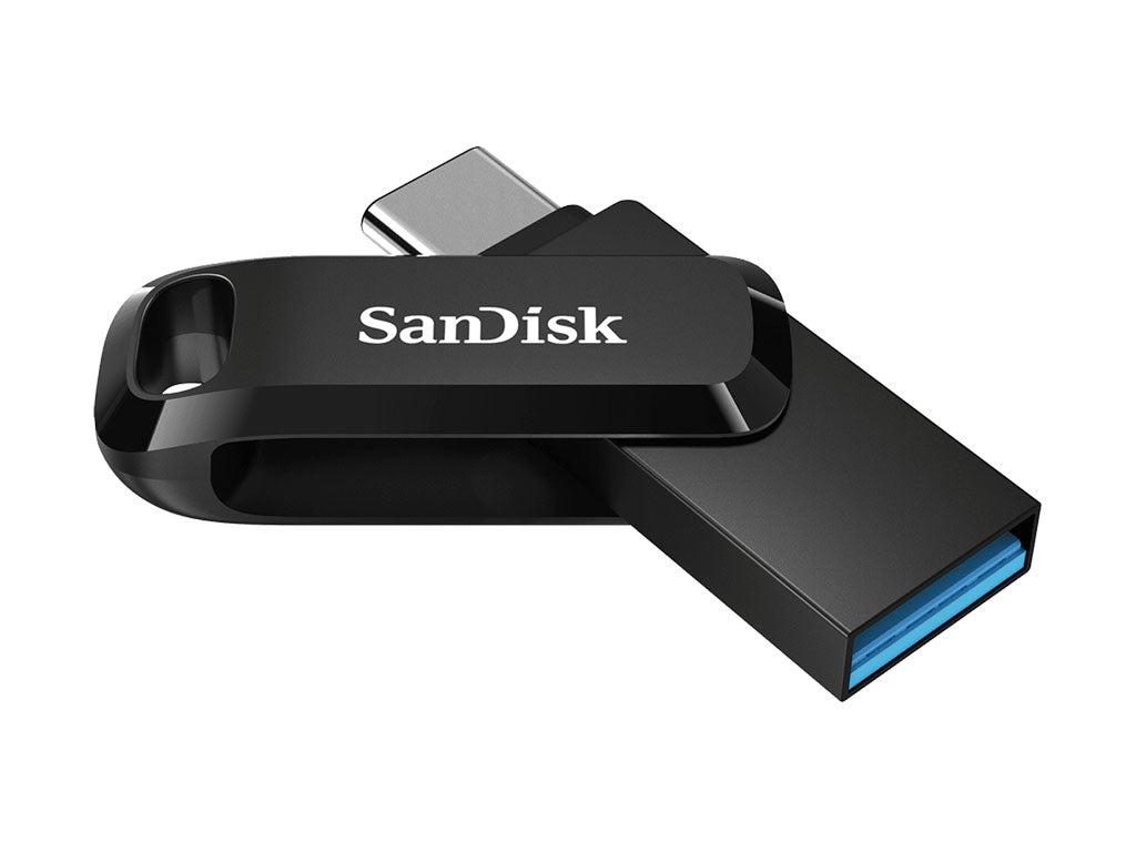 Sandisk Dual Drive • USB Type-C / USB Type-A • 128 Go • Noir