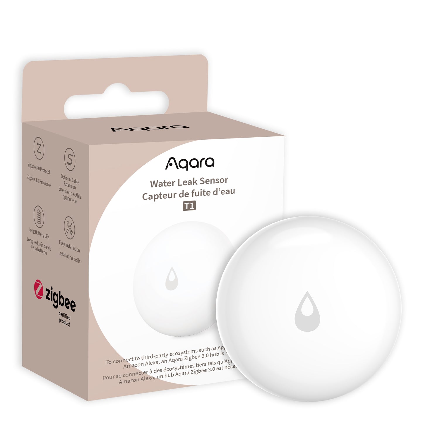 Aqara Capteur de fuite d'eau T1