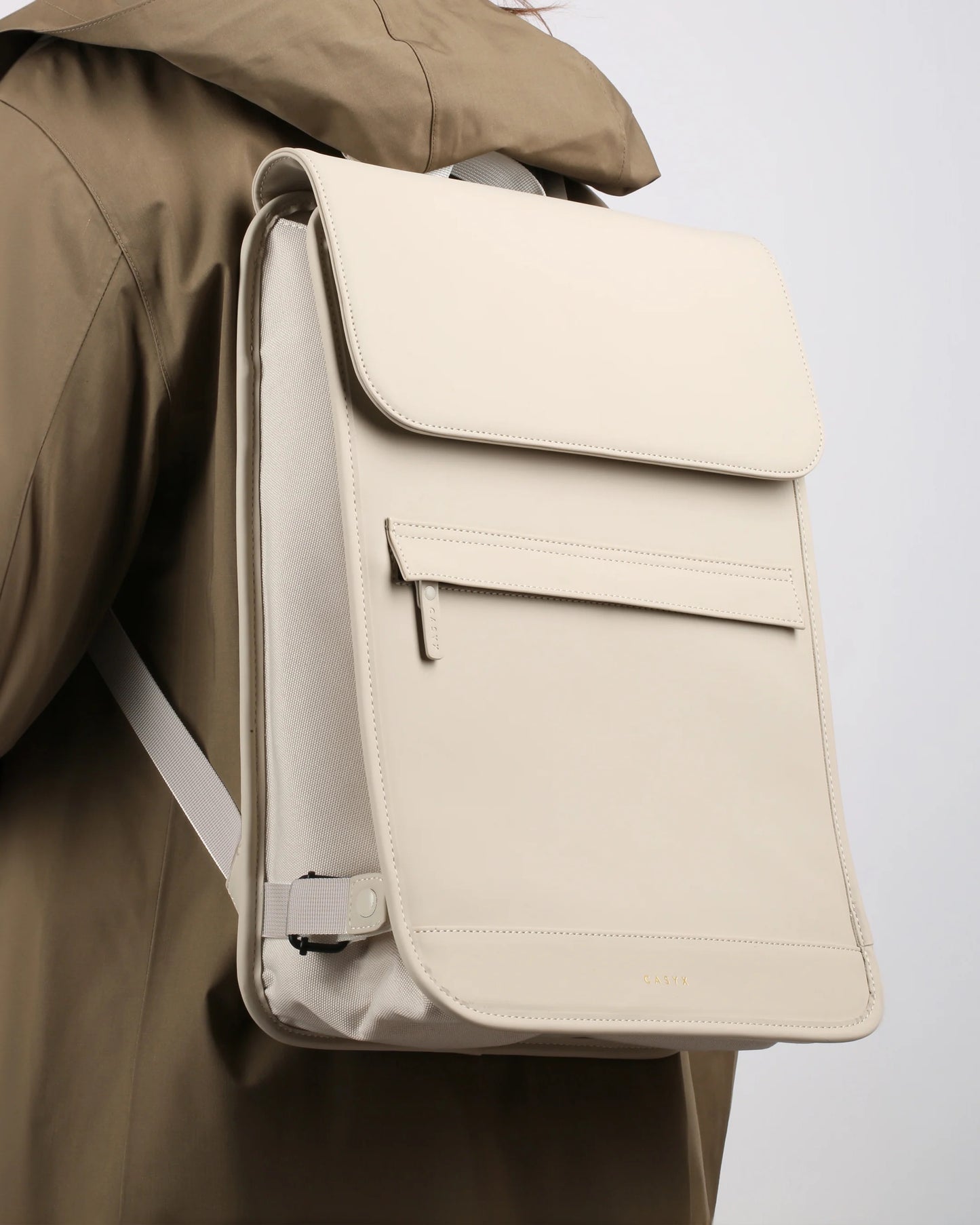 Casyx Storm • Sac à dos imperméable et modulable • Gris Brume
