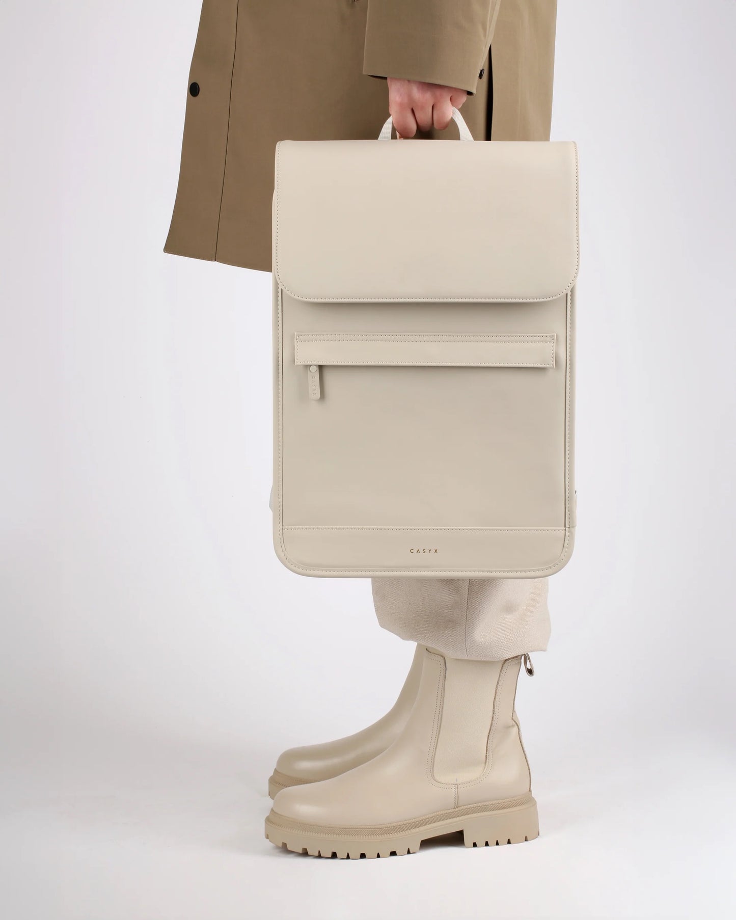 Casyx Storm • Sac à dos imperméable et modulable • Gris Brume