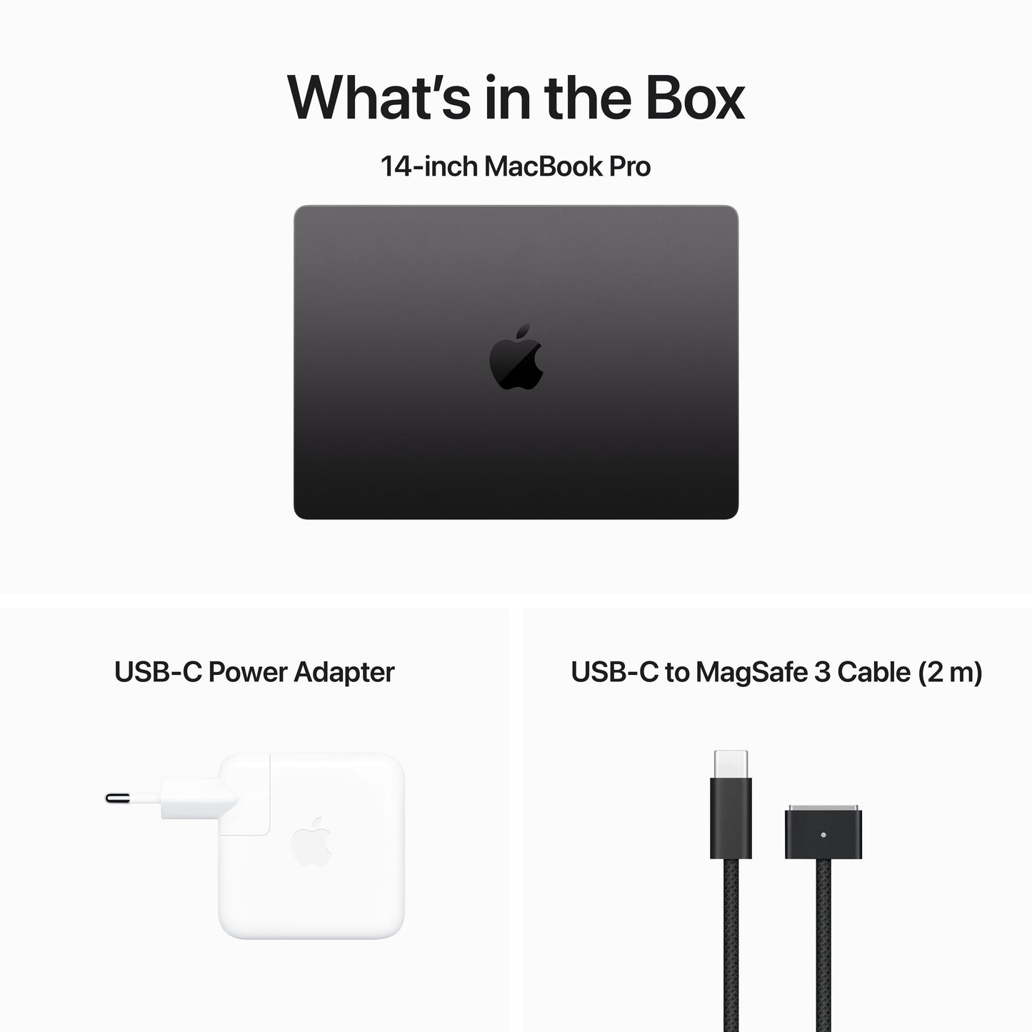 MacBook Pro 14" M3Pro 11C/18GB/512GBSSD/GPU14C • Portugais • Noir Sidéral