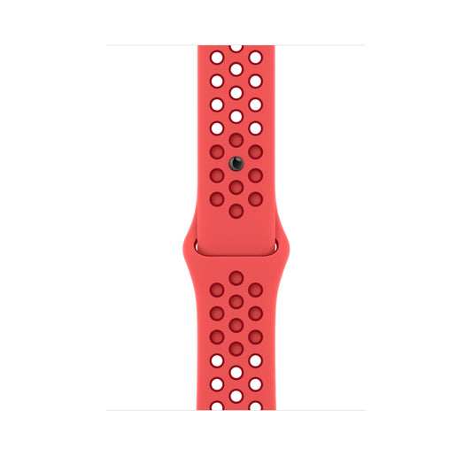 Apple Sport Band Nike 45mm • Bright Crimson/Gym Red