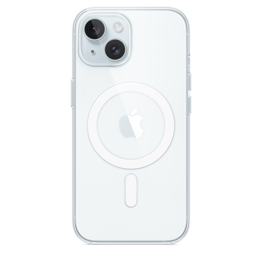 Coque transparente avec MagSafe pour iPhone 15