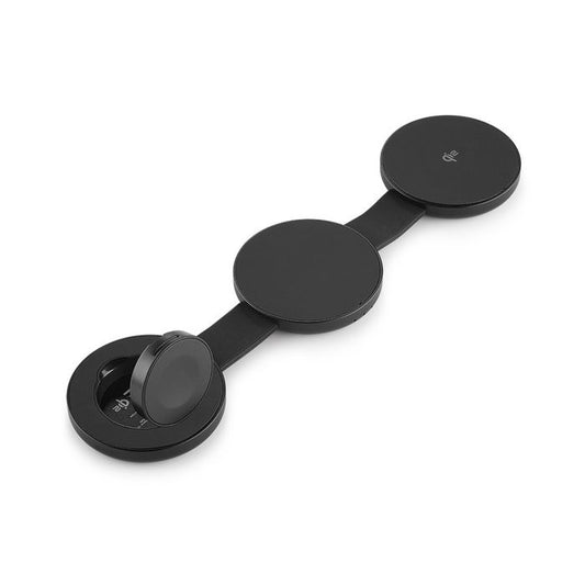 Lineheart • Chargeur 3 en 1 sans fil Qi2 • Noir