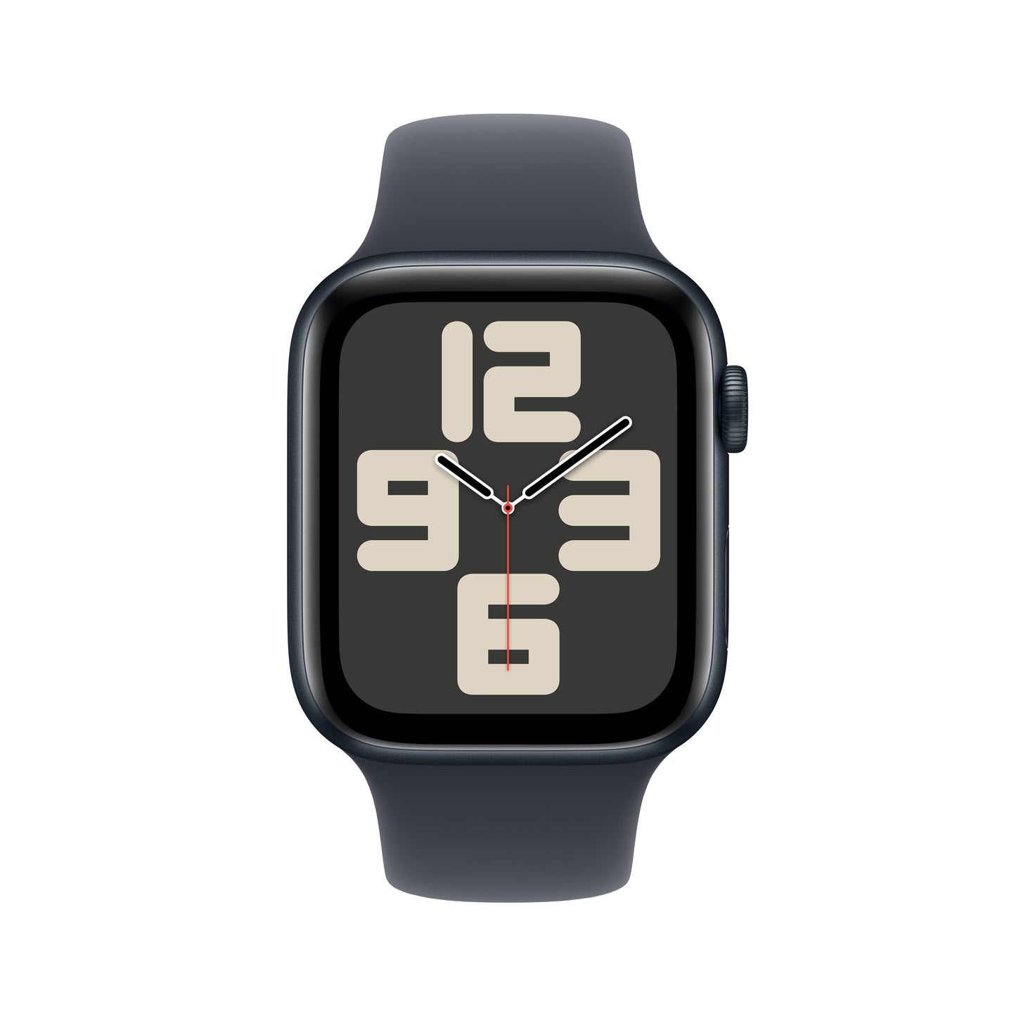 Apple Watch SE (2ème gén) • Alu 44mm Minuit • Bracelet Sport Minuit S/M