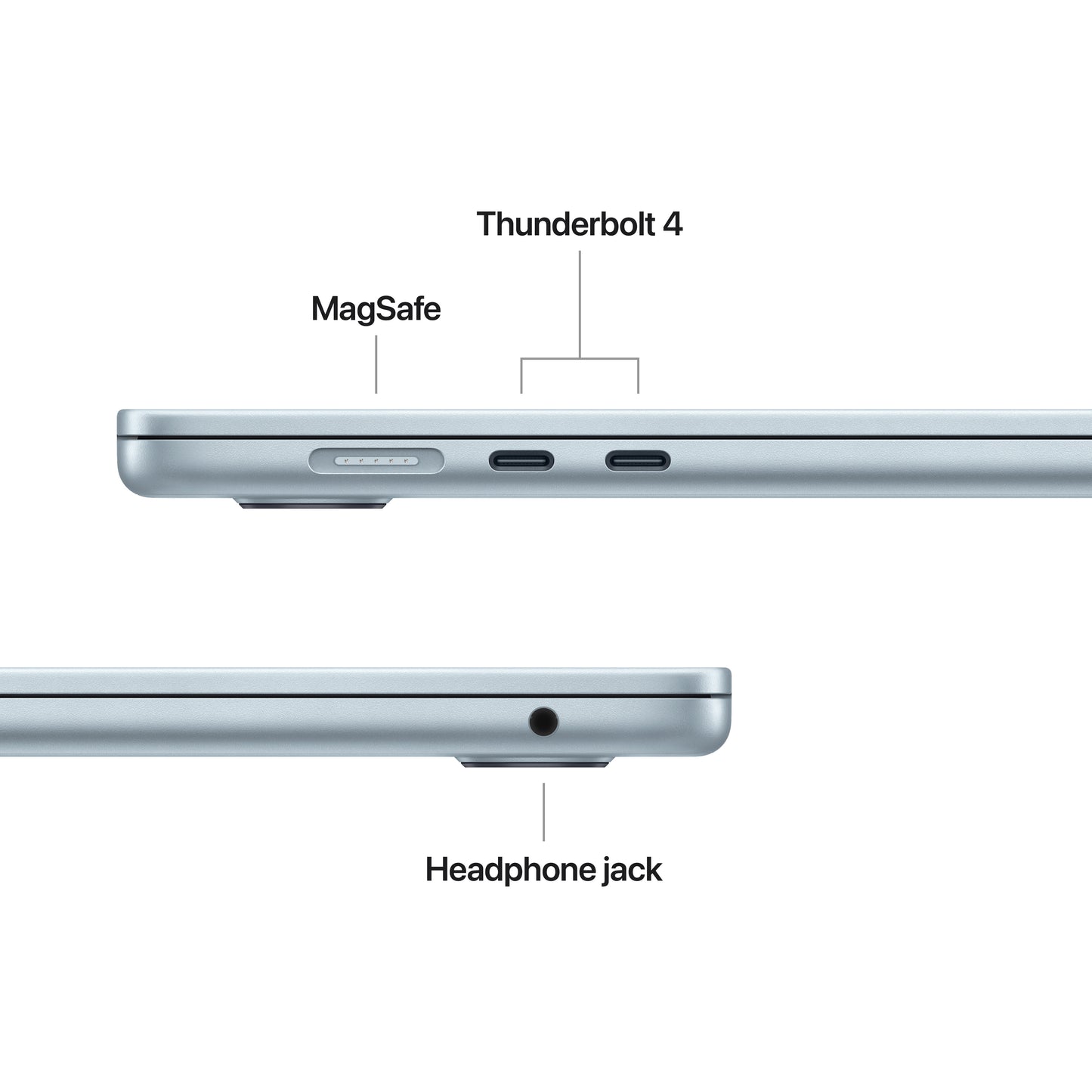 MacBook Air 15" M4 10C/16GB/512GB/GPU10C • Français • Bleu Ciel