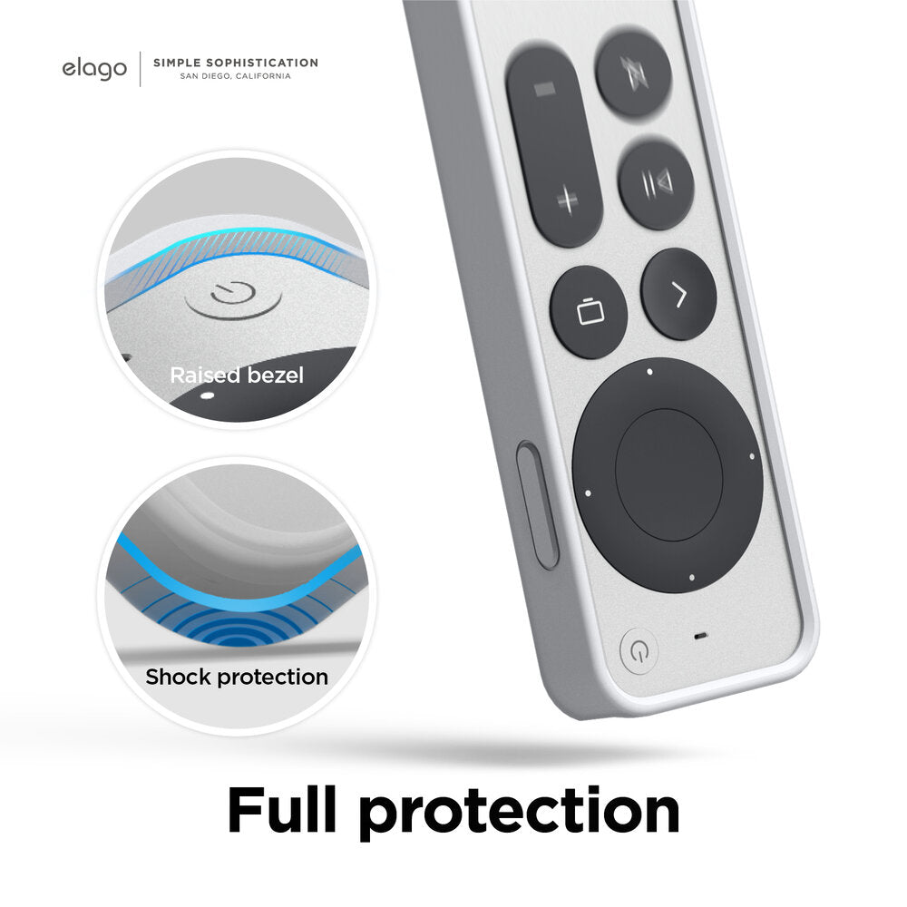 ELAGO R4 • Etui pour télécommande Apple TV Remote 1st gen • Gris clair