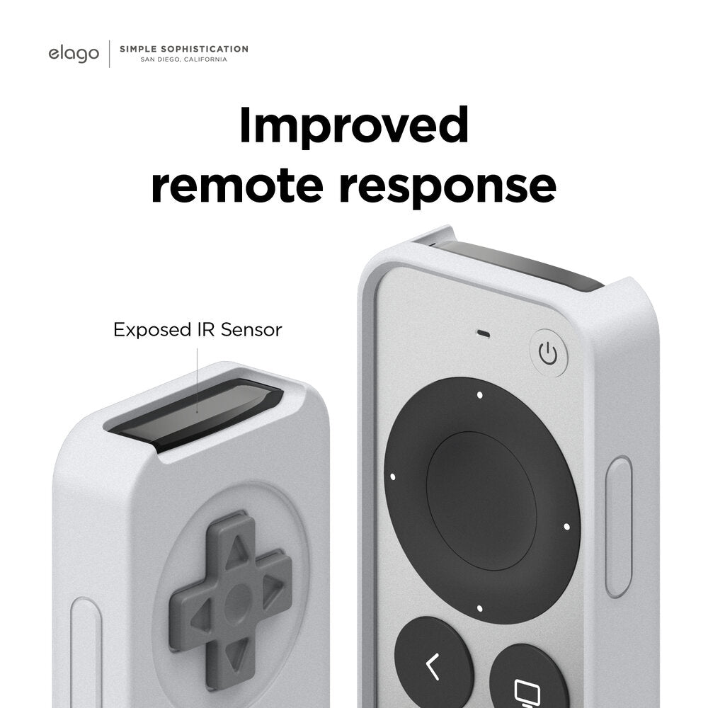 ELAGO R4 • Etui pour télécommande Apple TV Remote 1st gen • Gris clair