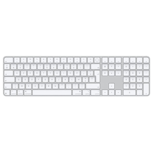 Magic Keyboard avec Touch ID et pavé numérique pour les Mac avec puce Apple - Français - Touches blanches
