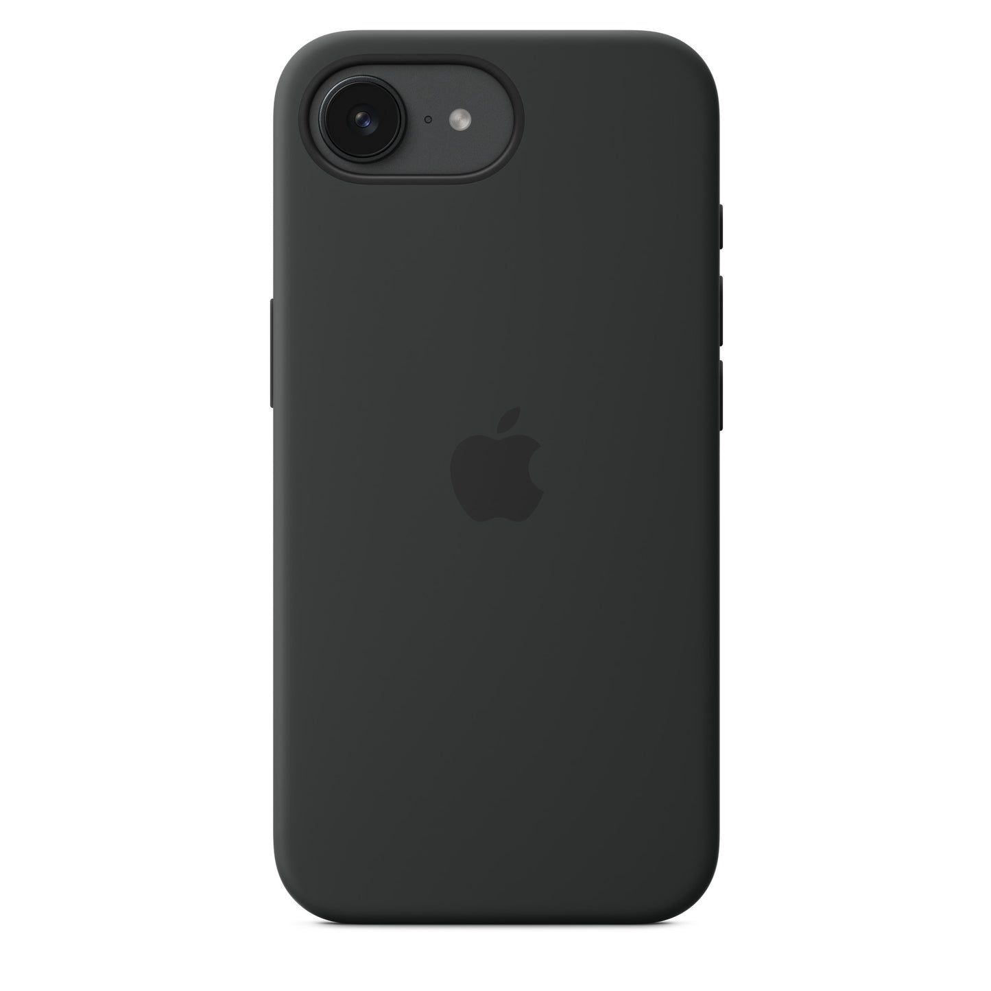 Apple Coque en silicone pour iPhone 16e • Noir