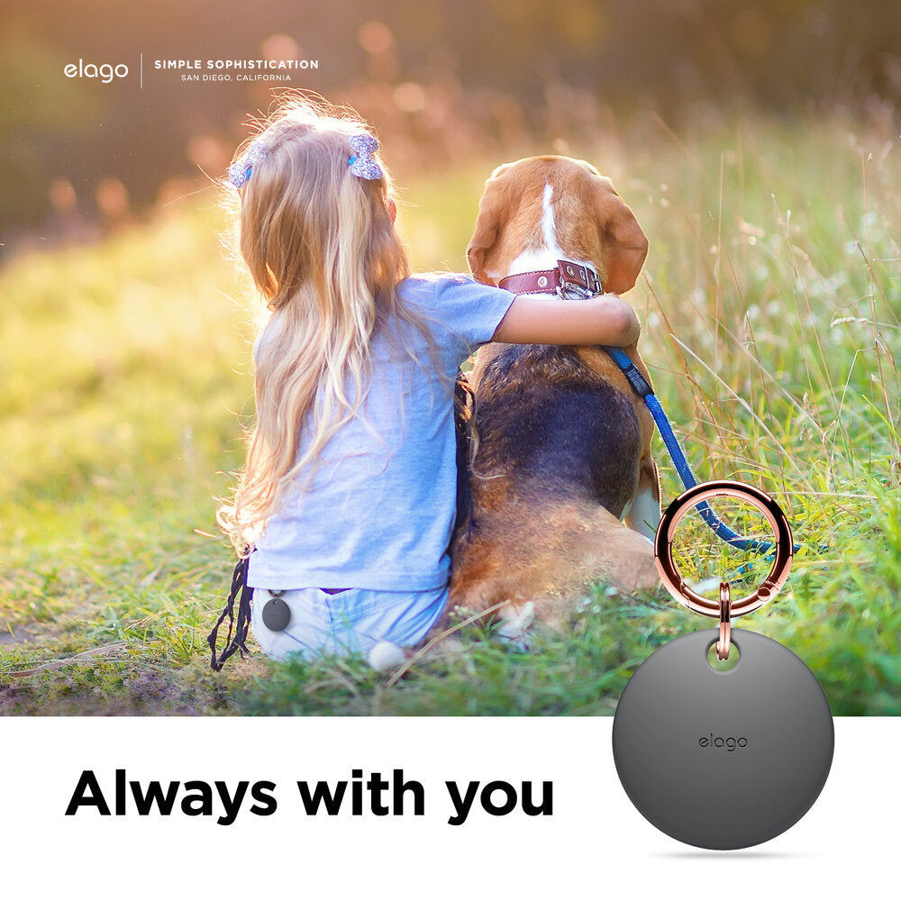 ELAGO Porte-clés pour AirTag • Gris foncé