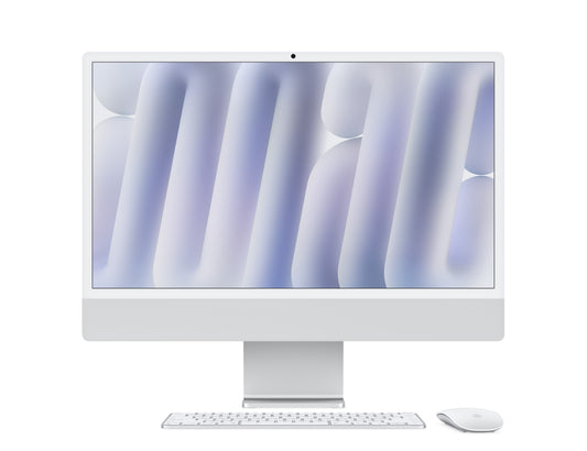OCCASION iMac 24" M4 10C/24GB/512GB/GPU10C/Gbit • Suisse-Français • Touch Num • Argent