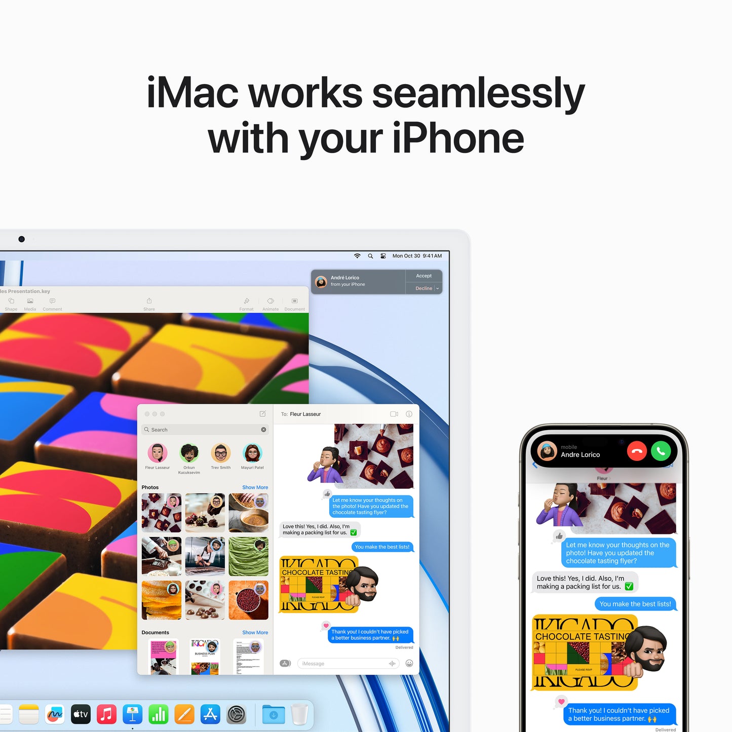 iMac 24" M3 8C/8GB/256GB/GPU 10C • Suisse-Français Touch ID • Jaune