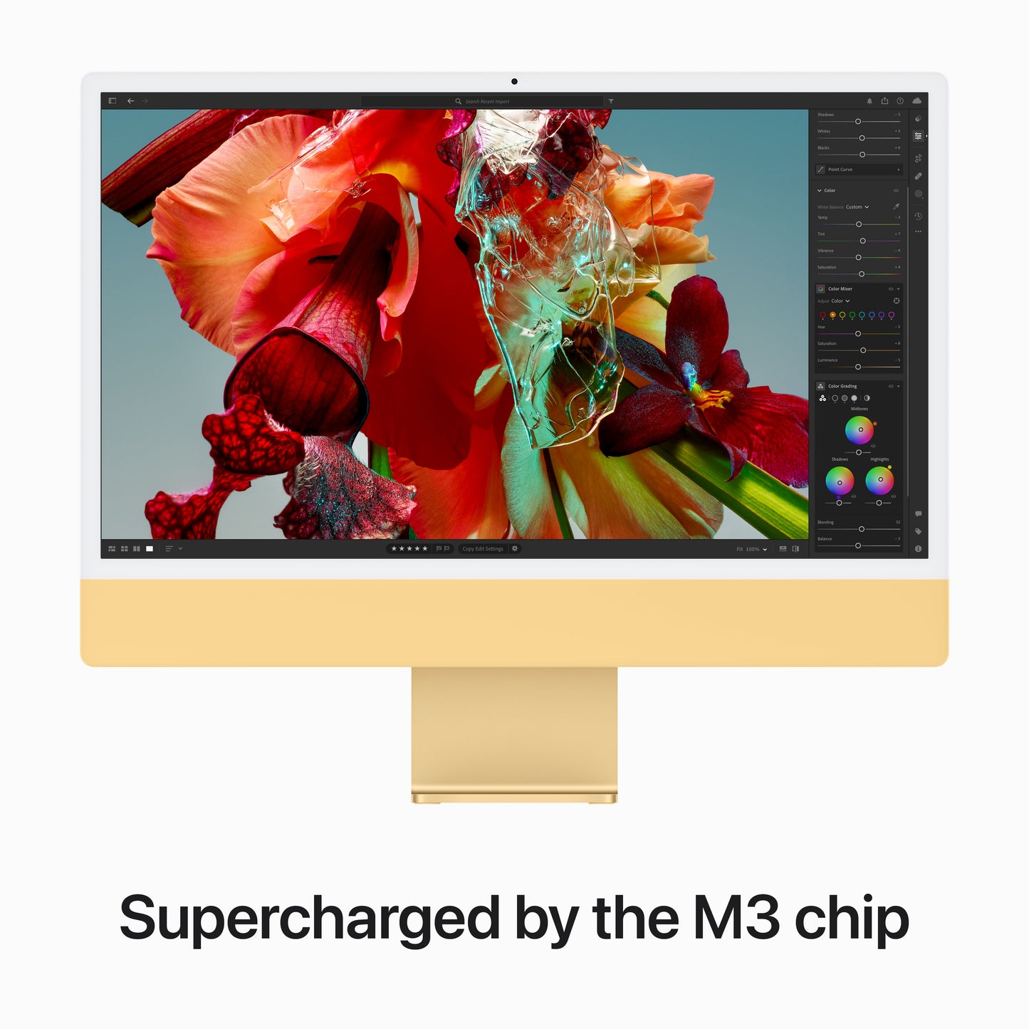 iMac 24" M3 8C/8GB/256GB/GPU 10C • Suisse-Français Touch ID • Jaune